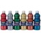 Prang Ready-To-Use Washable Tempera Paints - Metallic Colors, Set of 6, 16 oz bottles